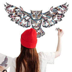 Colorful Animal Pattern DIY Puzzle Cartoon Eagle Wall Stickers Living Room Stickers Colorful Animal Pattern DIY Puzzle Cartoon Eagle Wall Stickers Living Room Stickers