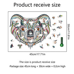 Colorful Animal Pattern DIY Puzzle Cartoon Koala Wall Stickers Living Room Stickers Colorful Animal Pattern DIY Puzzle Cartoon Koala Wall Stickers Living Room Stickers