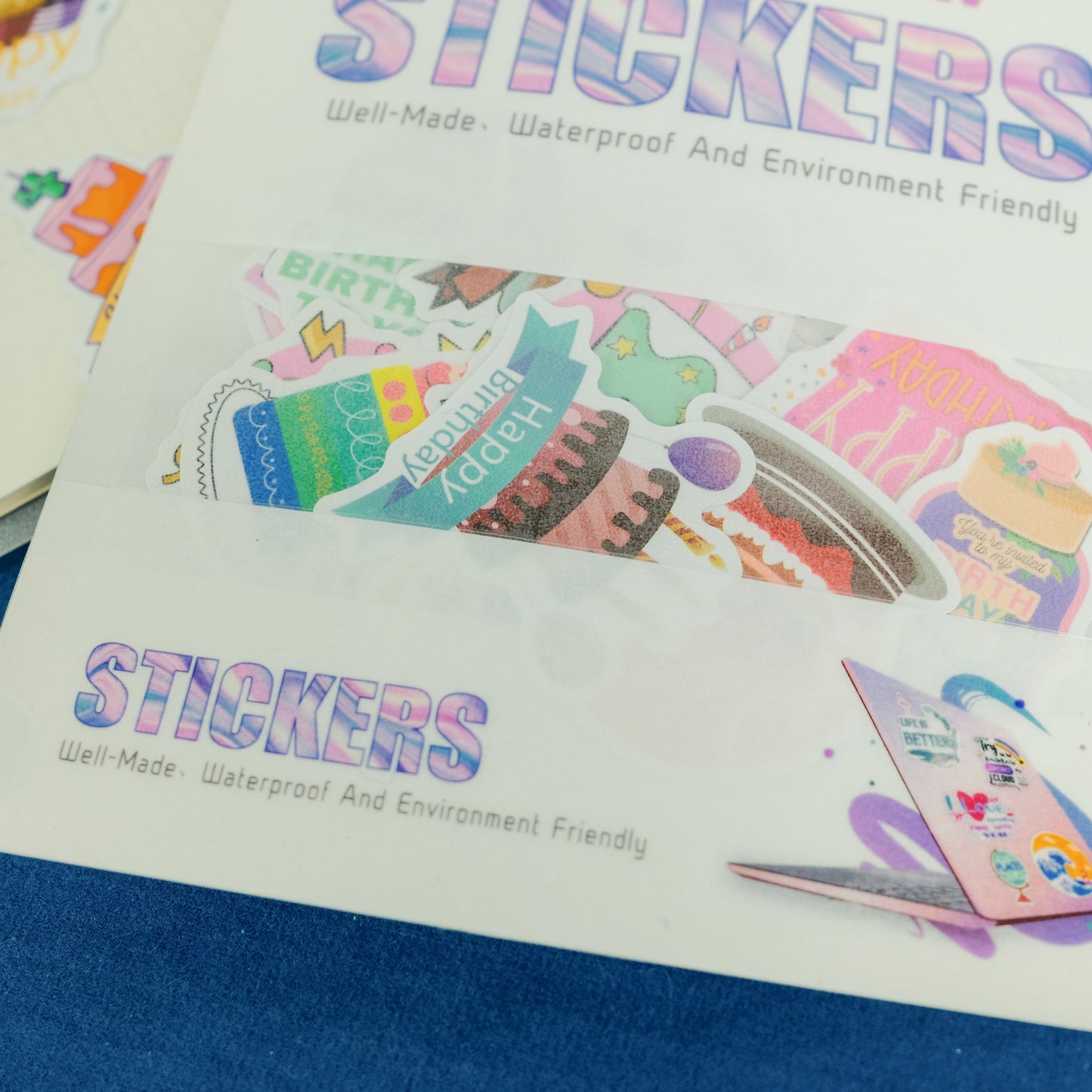 OtRinbow 50 PCS Stickers Pack , Colorful Waterproof Stickers, Cute Aesthetic Sticker Laptop, Water Bottle, Phone, Skateboard Stickers for Teens Girls Kids, Vinyl Sticker