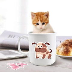 100 PCS Cartoon Puzzle Stickers