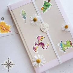 100 PCS Cartoon Puzzle Stickers