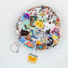 100 PCS Cartoon Puzzle Stickers