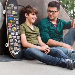 100 PCS Colorful Flower Inspirational  Word Stickers