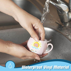 100 PCS Colorful Flower Inspirational  Word Stickers