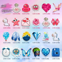 100 PCS Colorful  Mixed Stickers