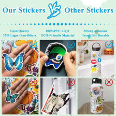 100 PCS Colorful  Mixed Stickers