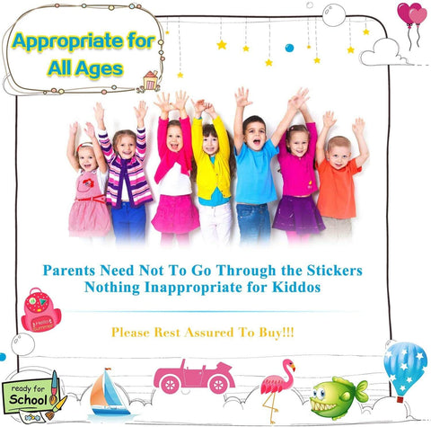 100 PCS Colorful  Mixed Stickers