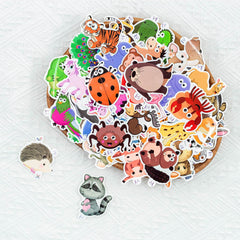 100 PCS Cute Animal Theme Stickers