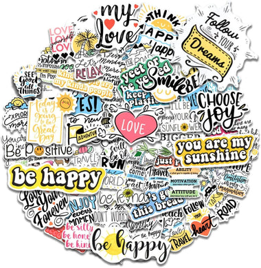 100 PCS Dream Bigger Inspirational Stickers