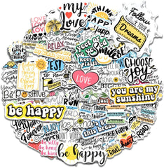100 PCS Dream Bigger Inspirational Stickers