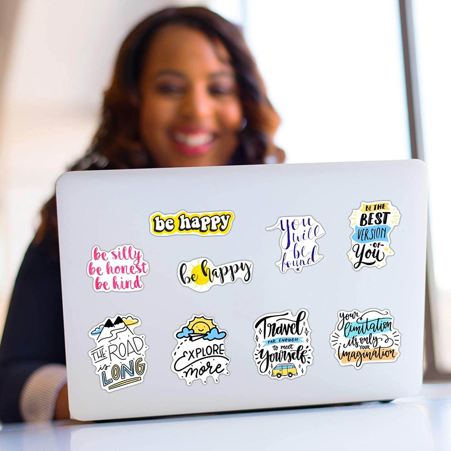 100 PCS Dream Bigger Inspirational Stickers