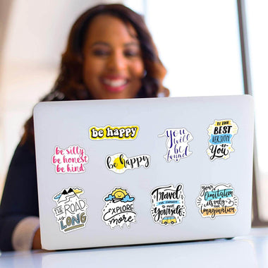 100 PCS Dream Bigger Inspirational Stickers