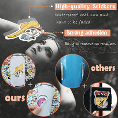 100 PCS Gothic Stickers