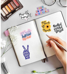 100 PCS Inspirational Quote Stickers