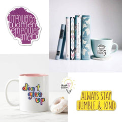 100 PCS Inspirational Quote Stickers