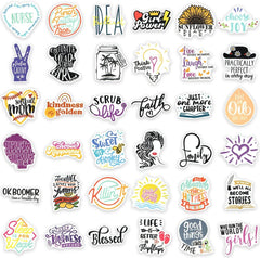 100 PCS Inspirational Quote Stickers
