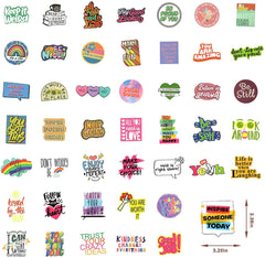 100 PCS Inspirational Words Stickers