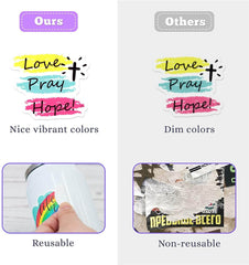 100 PCS Inspirational Words Stickers