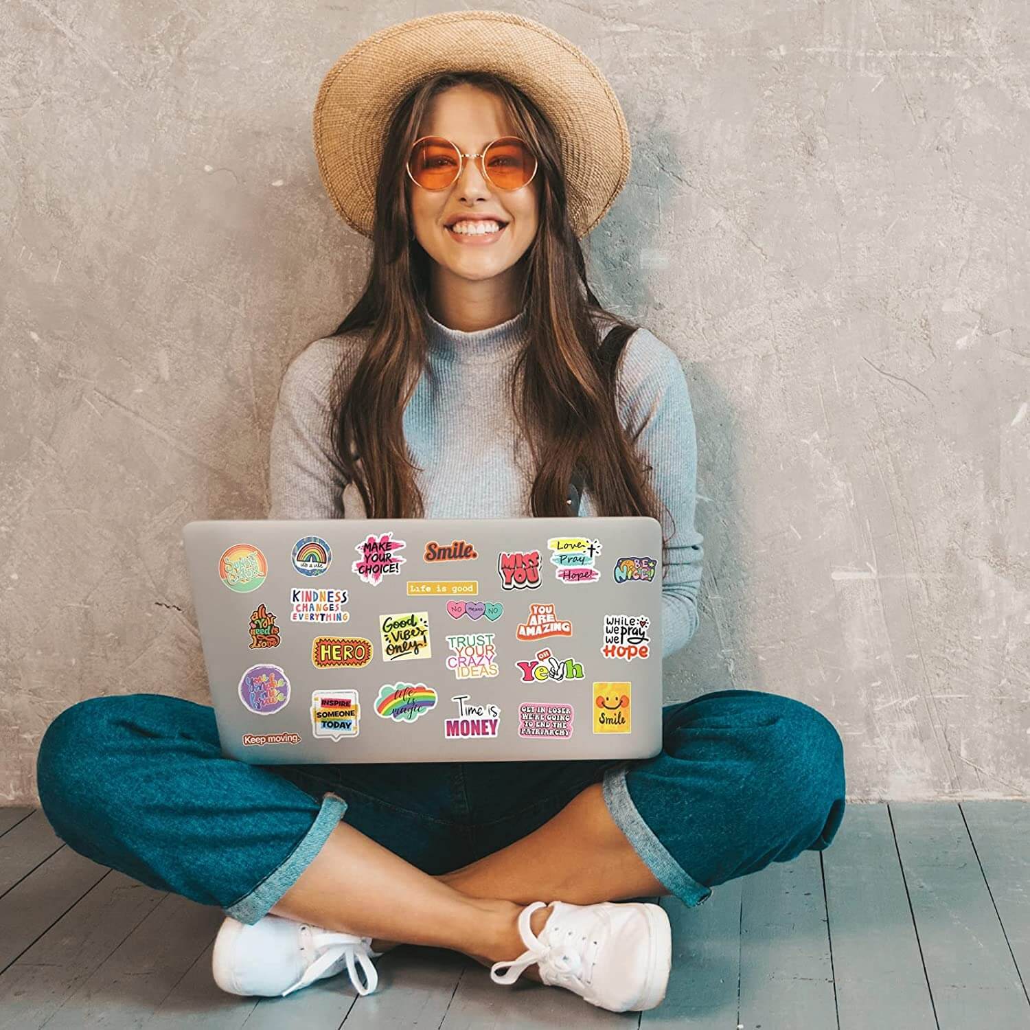 100 PCS Inspirational Words Stickers