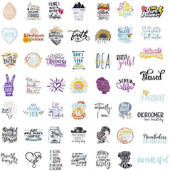 100 PCS Motivational Words Stickers