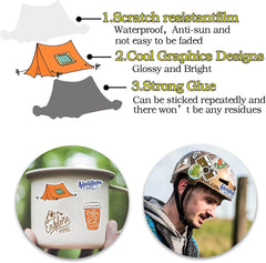 100 PCS Outdoor Stickers Pack