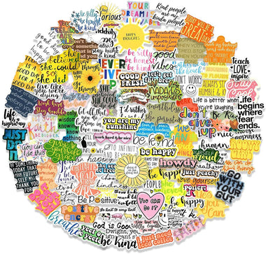 100 PCS Power Motivational Quote Stickers