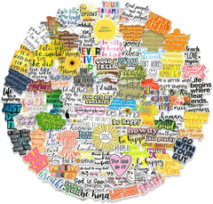 100 PCS Power Motivational Quote Stickers
