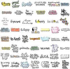 100 PCS Power Motivational Quote Stickers