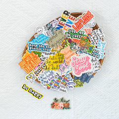 100 PCS Power Motivational Quote Stickers