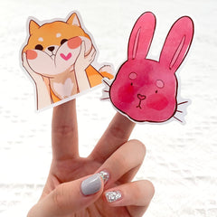 100 PCS Watercolor Animal Stickers Cute Waterproof Trendy Vinyl Aesthetic Stickers