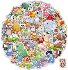 100 PCS Cute Animal Theme Stickers