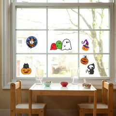 100 Pcs Halloween Stickers Funny Pumpkin Cartoon Stickers for Kids Adults