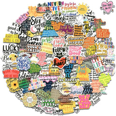 100 Pcs Inspirational Stickers for Laptop Reward Motivational Stickers for Teens Adults Students Teachers