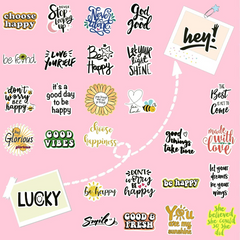 100 Pcs Inspirational Stickers for Laptop Reward Motivational Stickers for Teens Adults Students Teachers