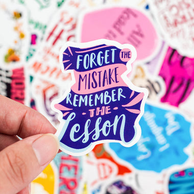 100 Pcs Motivational DIY Graffiti Stickers Waterproof Words Decals