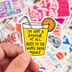 100 Pcs Motivational Quote Graffiti Stickers Waterproof Water Bottle Stickers