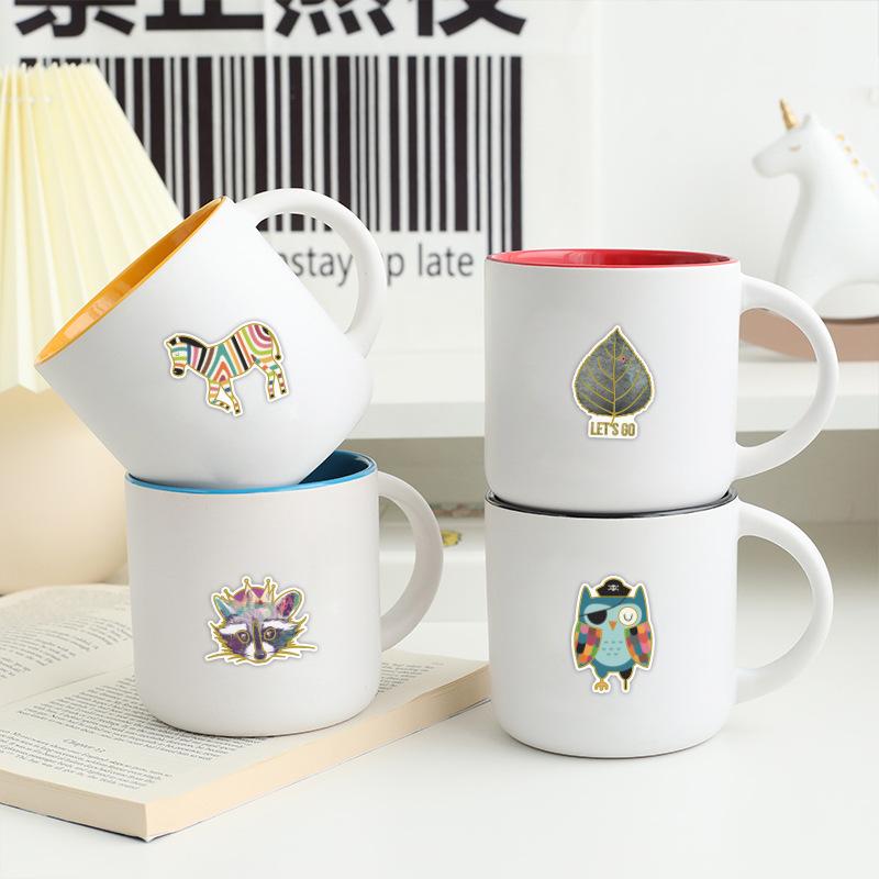 100 Pcs Transparent Foil Graffiti Colorful VSCO Stickers for Notebook Skateboard