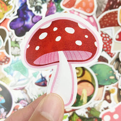 100 PCS Cute Mushroom Stickers