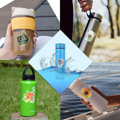 100 PCS Beautiful Flower Stickers