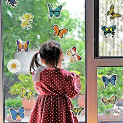 108 PCS Mixed Flower and Butterfly Stickers