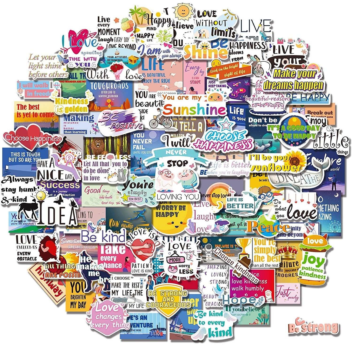 150 PCS Motivational Words Stickers