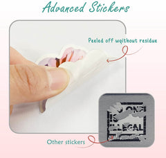 200 PCS Flower Butterfly Stickers