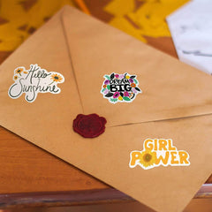 200 PCS Inspirational Sunflower Stickers Motivational Decals