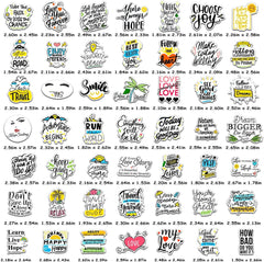 200 Pcs Inspirational Stickers Pack Motivational Quote Stickers for Laptop Water Bottles Book