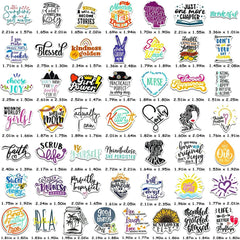 200 Pcs Inspirational Stickers Pack Motivational Quote Stickers for Laptop Water Bottles Book