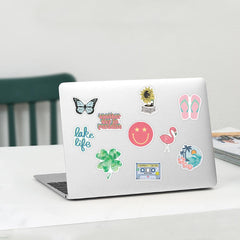 200 Pcs Summer Fresh Graffiti Stickers Luggage Notebook Refrigerator Decoration Stickers