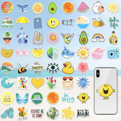 250 Pcs Small Fresh Series of Graffiti Stickers Notebook Skateboard Luggage Waterproof Stickers