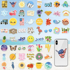 250 Pcs Small Fresh Series of Graffiti Stickers Notebook Skateboard Luggage Waterproof Stickers