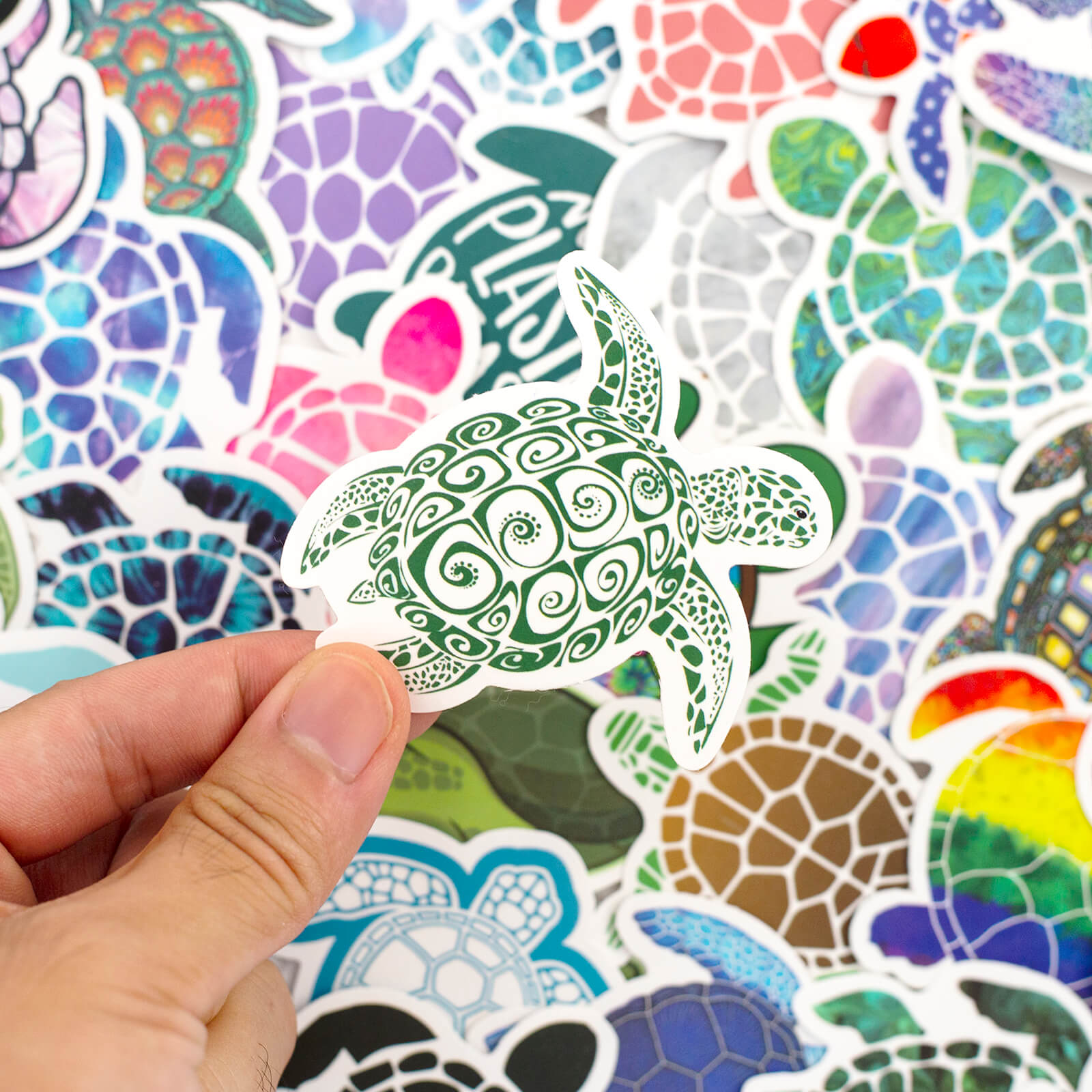 41 Pcs Cute Sea Turtles Trendy VSCO Kids Friendly Stickers for Water Bottle