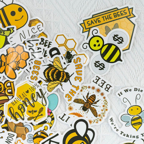 50 PCS Bee Inspirational Stickers